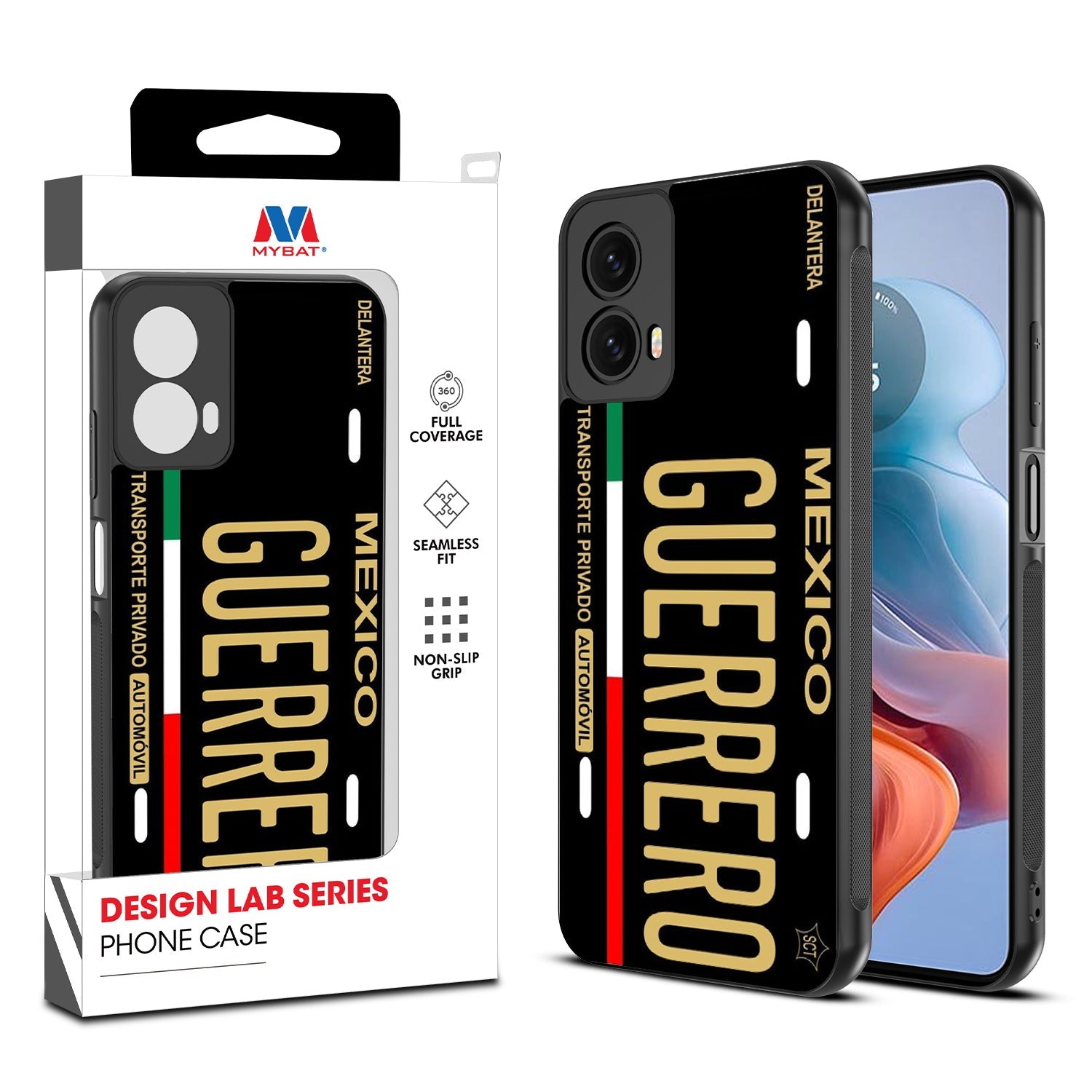 MyBat Design Lab Series Case for Motorola Moto G 5G (2024) - Guerrero Black