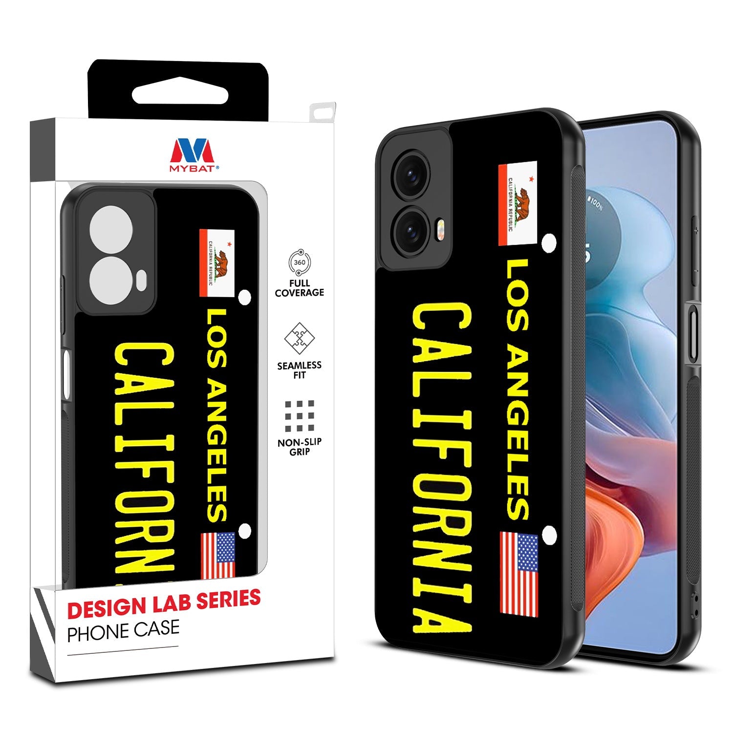 MyBat Design Lab Series Case for Motorola Moto G 5G (2024) - Los Angeles Black