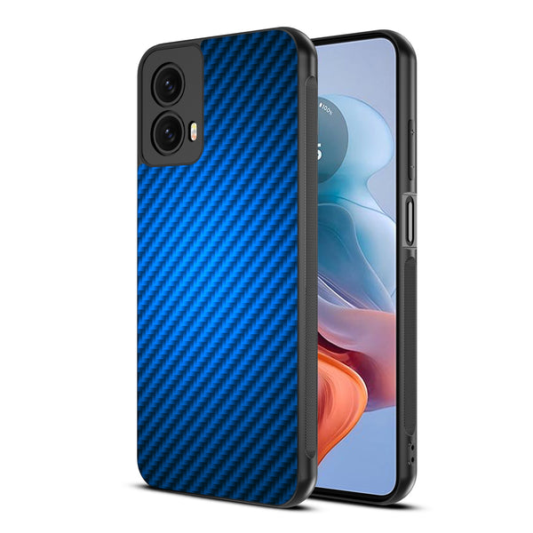 MyBat Design Lab Series Case for Motorola Moto G 5G (2024) - Blue Carbon Fiber - MMG5G24CSLESM084-2.jpg