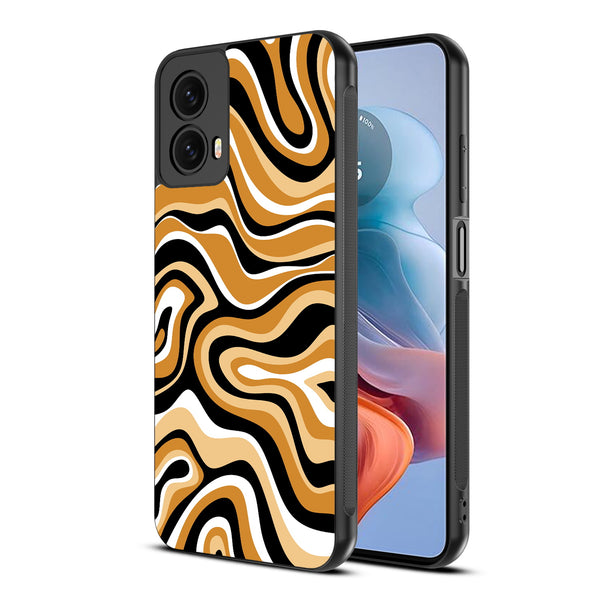 MyBat Design Lab Series Case for Motorola Moto G 5G (2024) - Groovy Golden Swirls - MMG5G24CSLESM093-2.jpg
