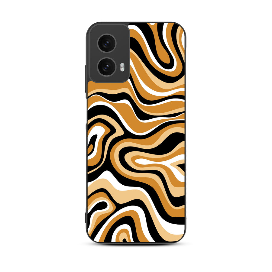 MyBat Design Lab Series Case for Motorola Moto G 5G (2024) - Groovy Golden Swirls - MMG5G24CSLESM093-3.jpg