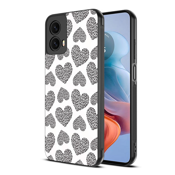 MyBat Design Lab Series Case for Motorola Moto G 5G (2024) - Leopard Print Hearts - MMG5G24CSLESM098-2.jpg