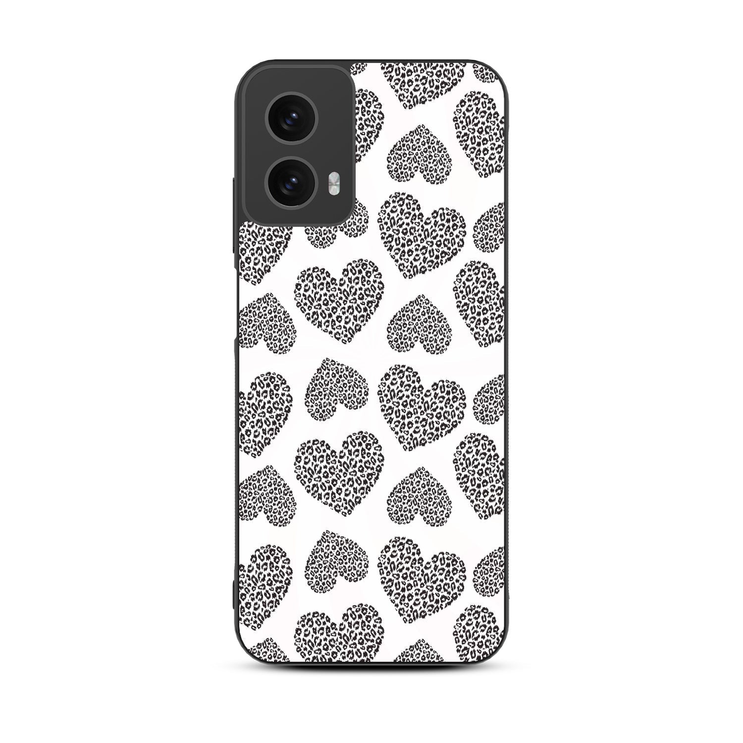 MyBat Design Lab Series Case for Motorola Moto G 5G (2024) - Leopard Print Hearts