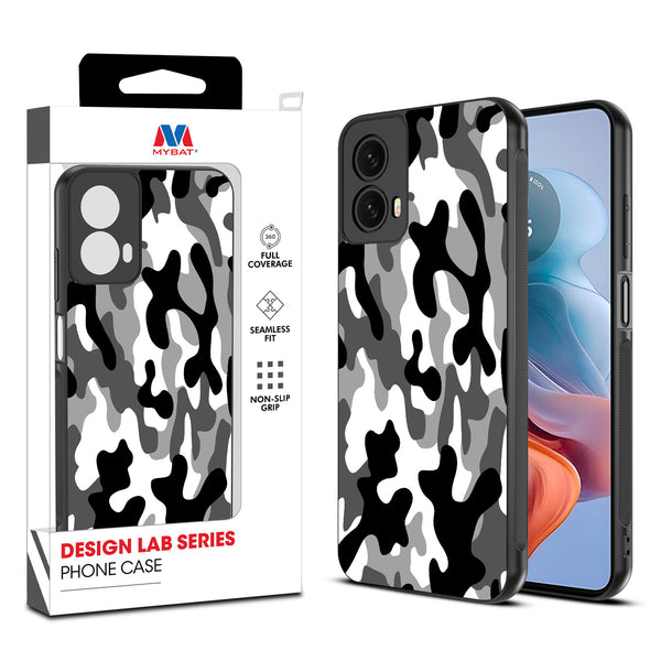 MyBat Design Lab Series Case for Motorola Moto G 5G (2024) - Black & White Camouflage - MMG5G24CSLESM122-1.jpg