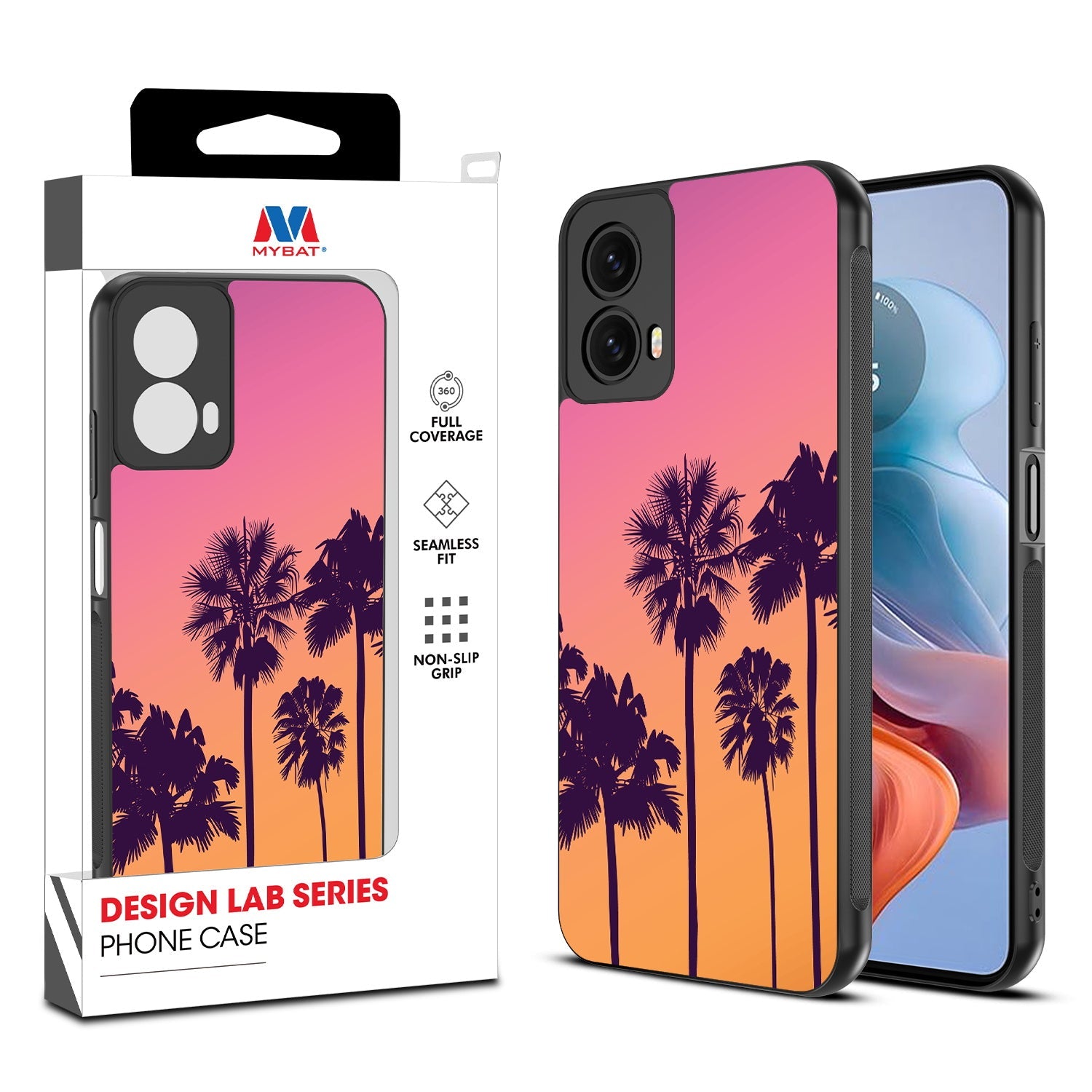 MyBat Design Lab Series Case for Motorola Moto G 5G (2024) - Palm Tree Sunset