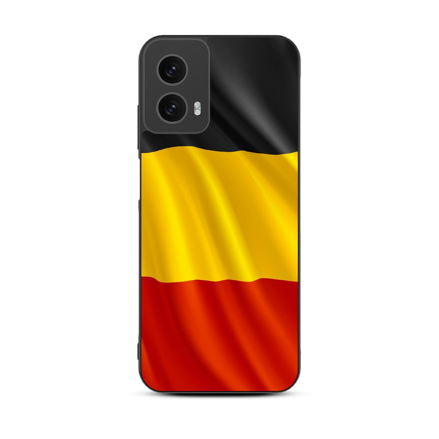 MyBat Design Lab Series Case for Motorola Moto G 5G (2024) - Belgium Flag