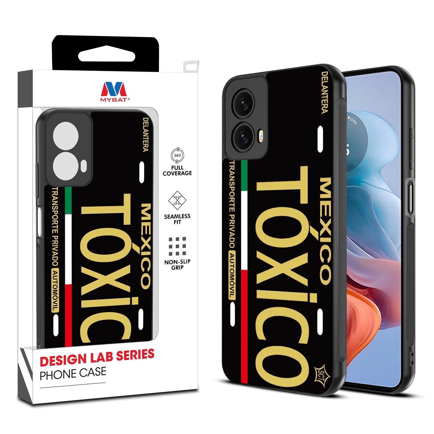 MyBat Design Lab Series Case for Motorola Moto G 5G (2024) - Toxico Black