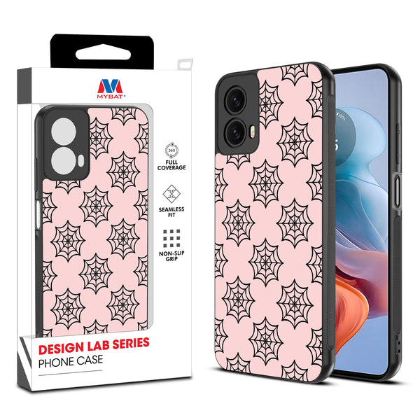 MyBat Design Lab Series Case for Motorola Moto G 5G (2024) - Pink Spider Web - MMG5G24CSLESM227-1.jpg