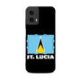 MyBat Design Lab Series Case for Motorola Moto G 5G (2024) - St. Lucia Flag