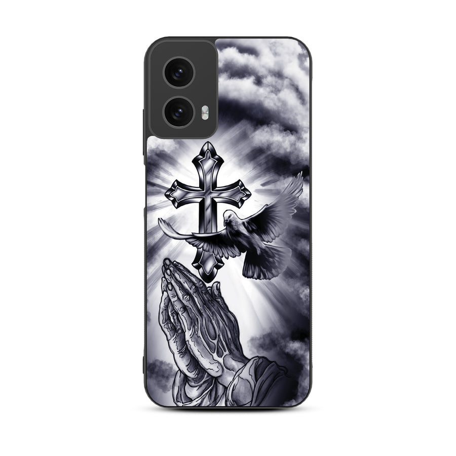 MyBat Design Lab Series Case for Motorola Moto G 5G (2024) - Faithful Prayer - MMG5G24CSLESM268-3.jpg