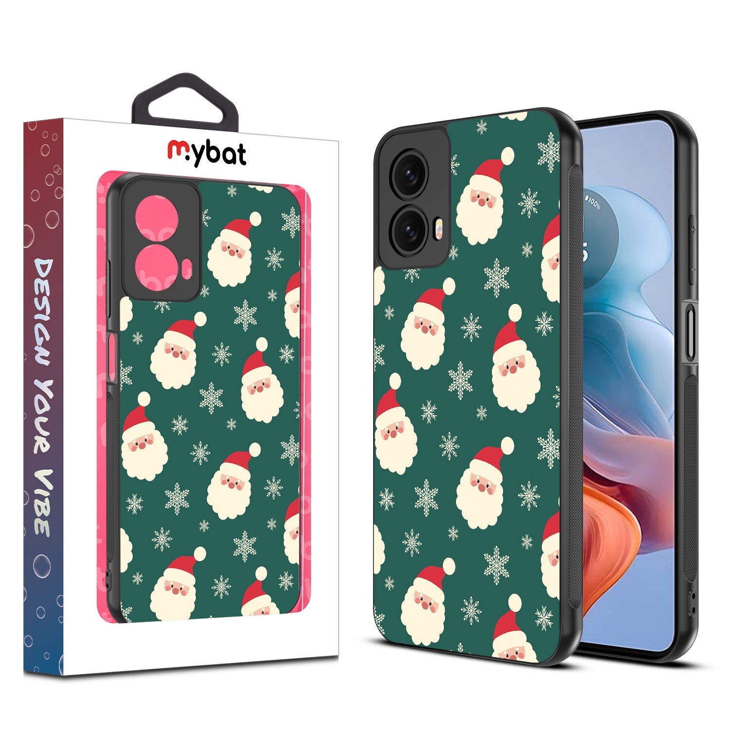 MyBat Design Lab Series Case for Motorola Moto G 5G (2024) - Jolly Saint Nick