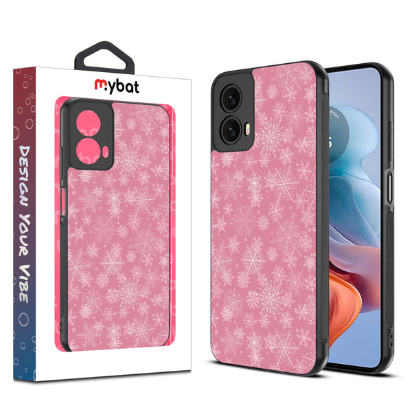 MyBat Design Lab Series Case for Motorola Moto G 5G (2024) - Pink Snowflakes - MMG5G24CSLESM282-1.jpg