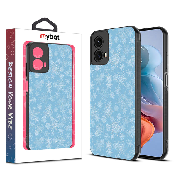 MyBat Design Lab Series Case for Motorola Moto G 5G (2024) - Blue Snowflakes - MMG5G24CSLESM283-1.jpg
