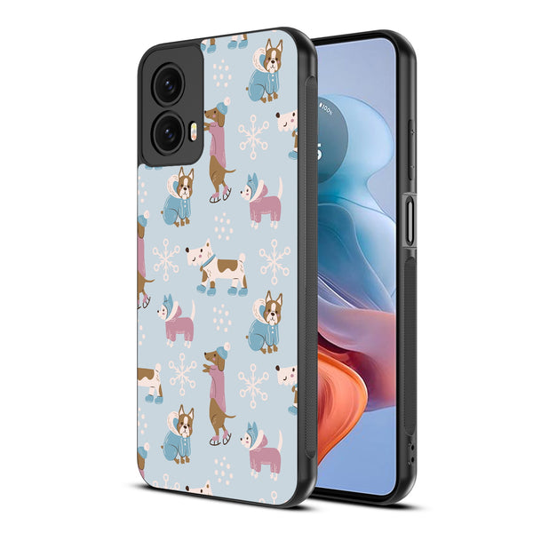 MyBat Design Lab Series Case for Motorola Moto G 5G (2024) - Puppy Snow Play - MMG5G24CSLESM299-2.jpg