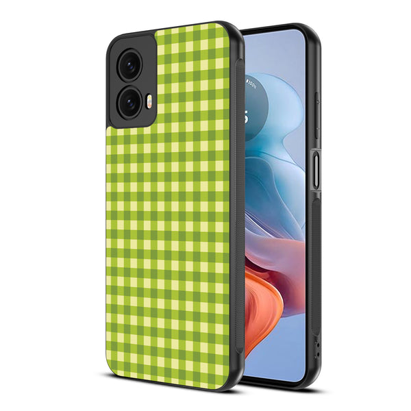 MyBat Design Lab Series Case for Motorola Moto G 5G (2024) - Green Gingham - MMG5G24CSLESM476-2.jpg