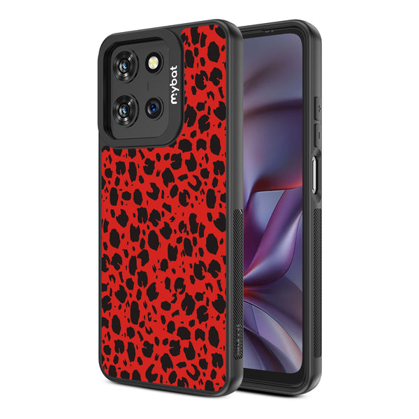 MyBat Design Lab Series Case for Motorola Moto G 5G (2025) / Moto G 5G (2026) / Moto G Play (2026) – Red Leopard Print - MMG5G25CSLESMP008-2.jpg