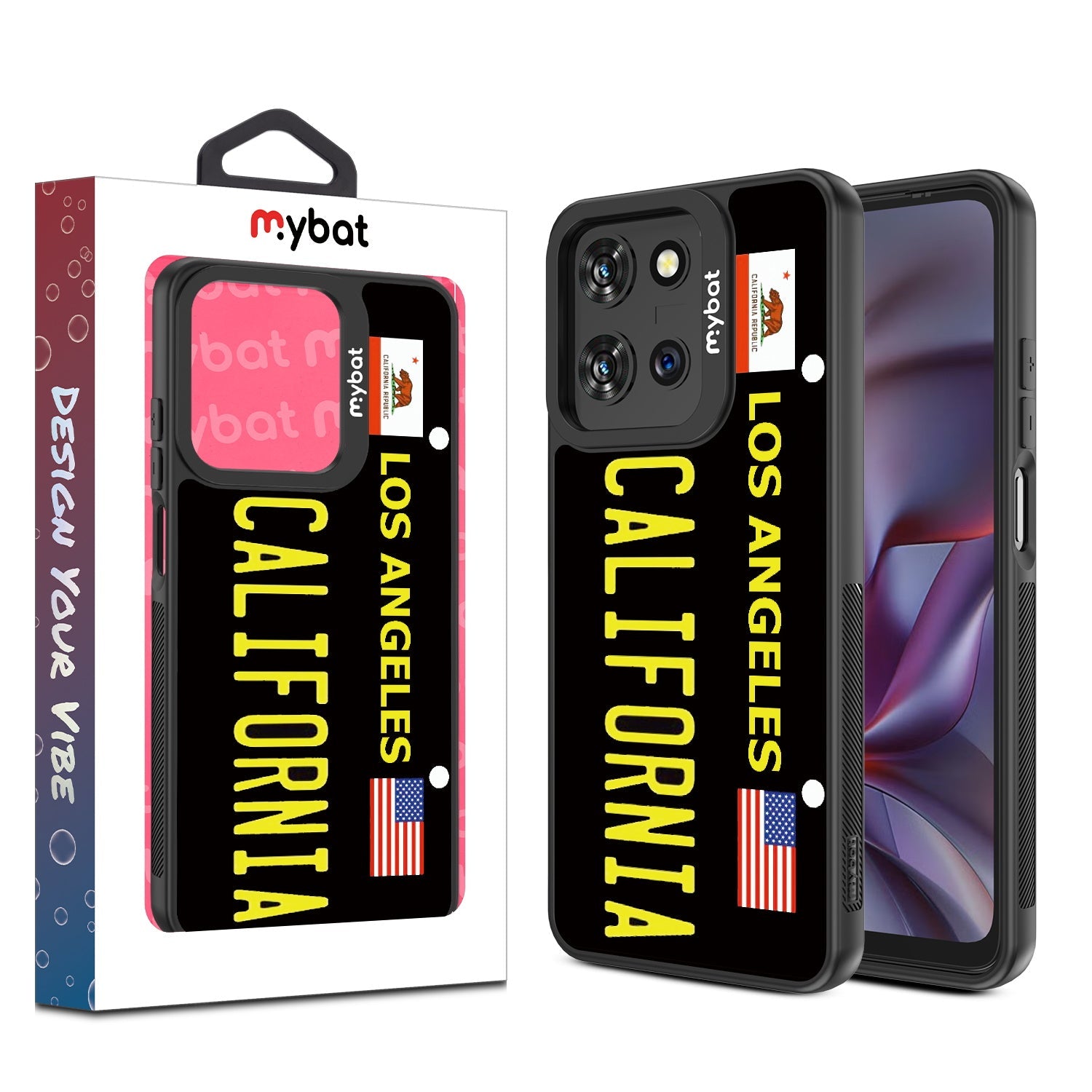 MyBat Design Lab Series Case for Motorola Moto G 5G (2025) / Moto G 5G (2026) / Moto G Play (2026) – Los Angeles Black