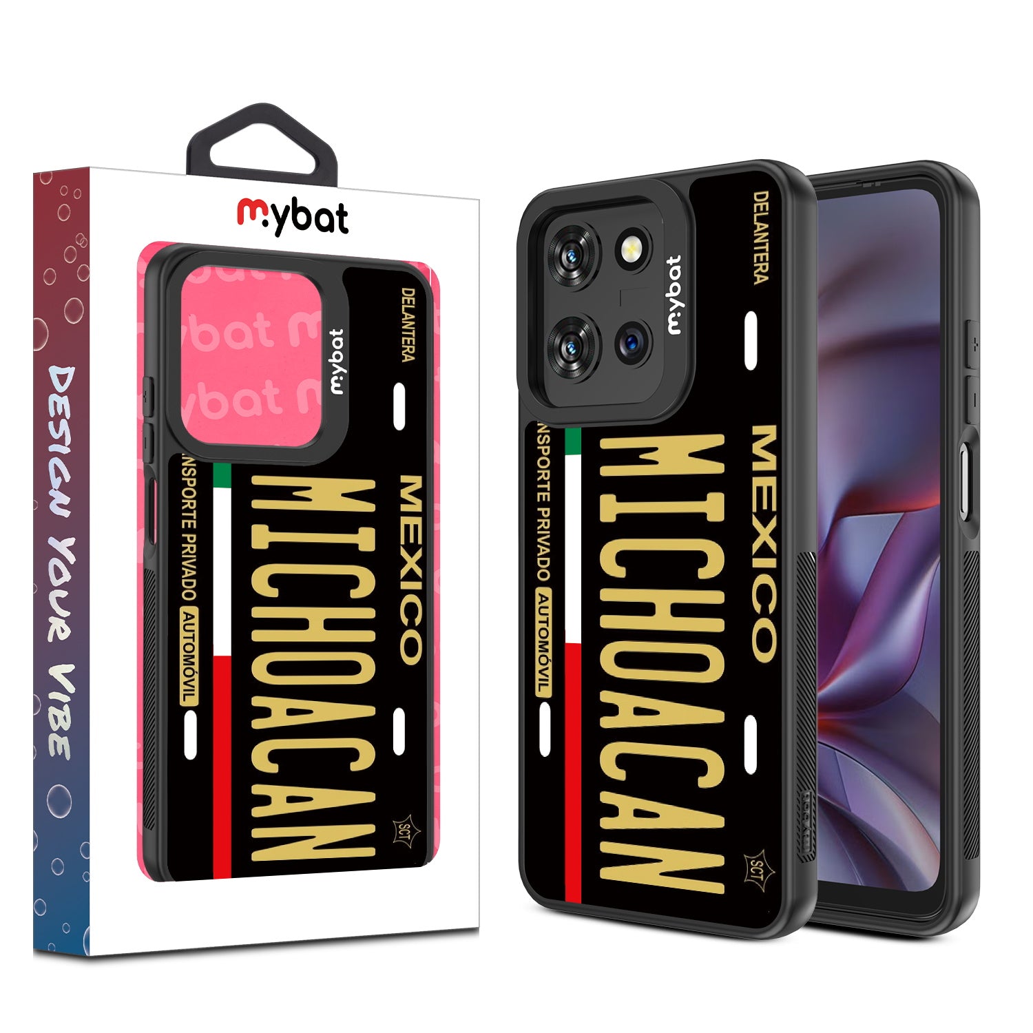MyBat Design Lab Series Case for Motorola Moto G 5G (2025) / Moto G 5G (2026) / Moto G Play (2026) – Michoacan Black