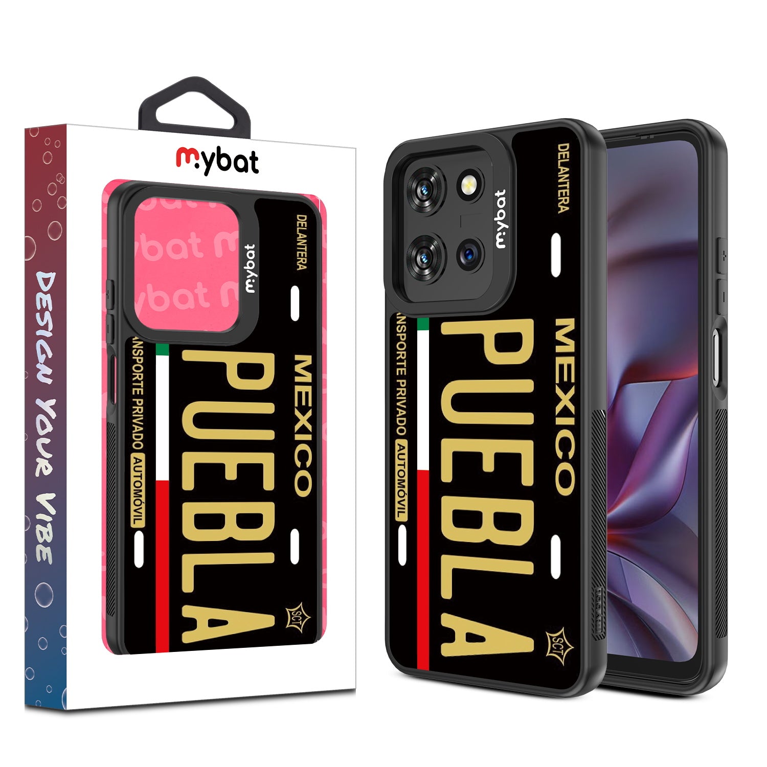 MyBat Design Lab Series Case for Motorola Moto G 5G (2025) / Moto G 5G (2026) / Moto G Play (2026) – Puebla Black