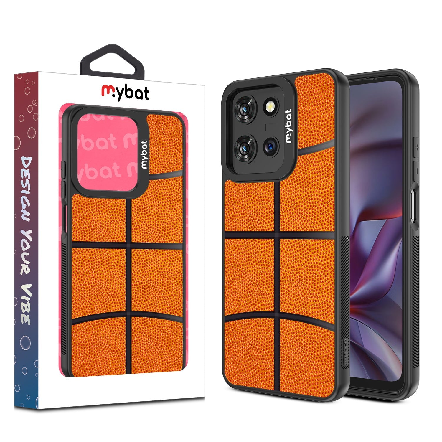 MyBat Design Lab Series Case for Motorola Moto G 5G (2025) / Moto G 5G (2026) / Moto G Play (2026) – Basketball