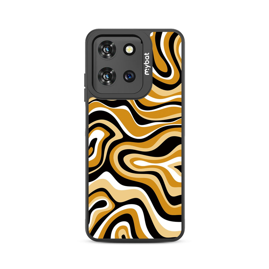 MyBat Design Lab Series Case for Motorola Moto G 5G (2025) / Moto G 5G (2026) / Moto G Play (2026) – Groovy Golden Swirls