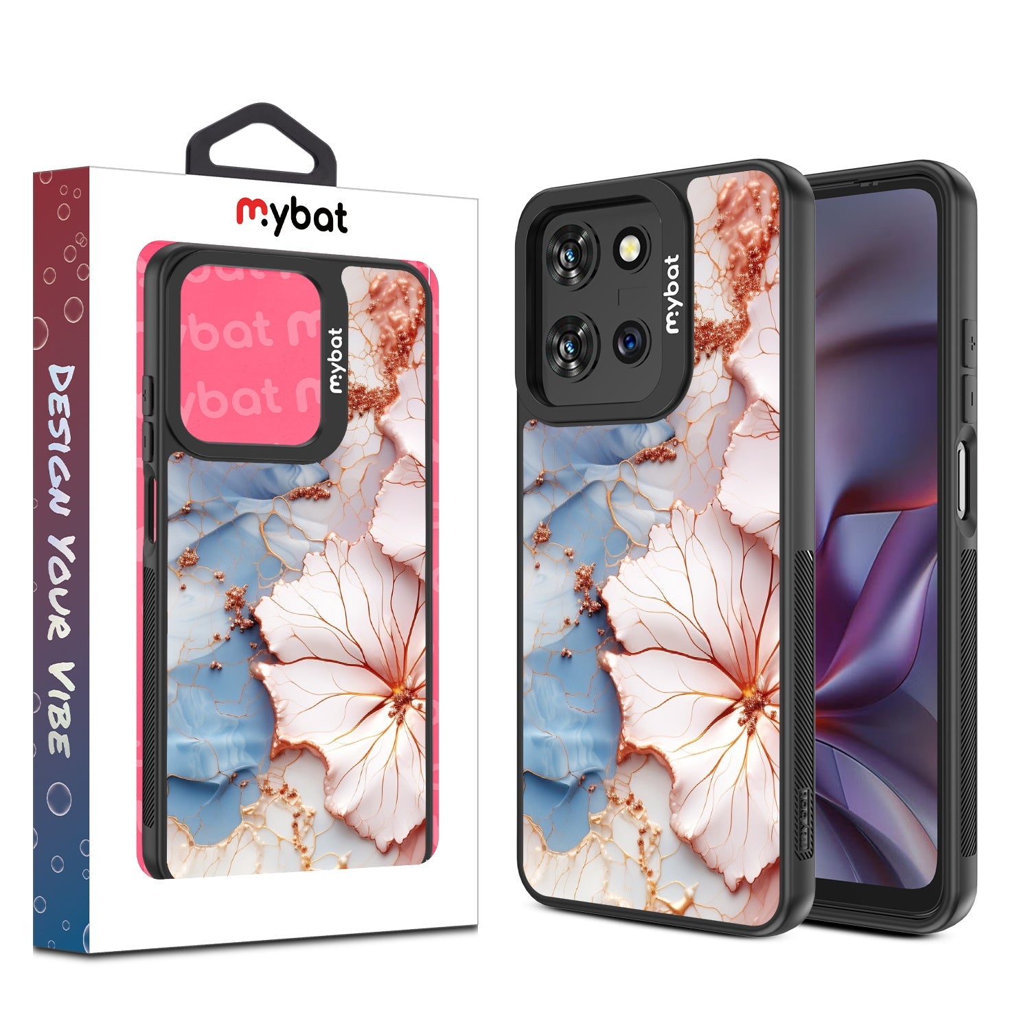 MyBat Design Lab Series Case for Motorola Moto G 5G (2025) / Moto G 5G (2026) / Moto G Play (2026) – Petal Veins