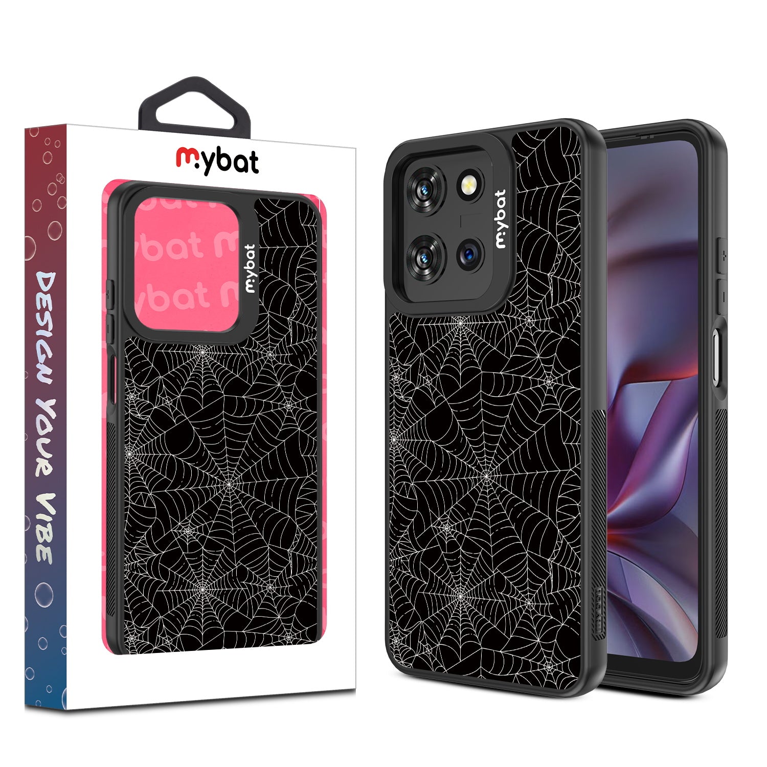 MyBat Design Lab Series Case for Motorola Moto G 5G (2025) / Moto G 5G (2026) / Moto G Play (2026) – Spider Web