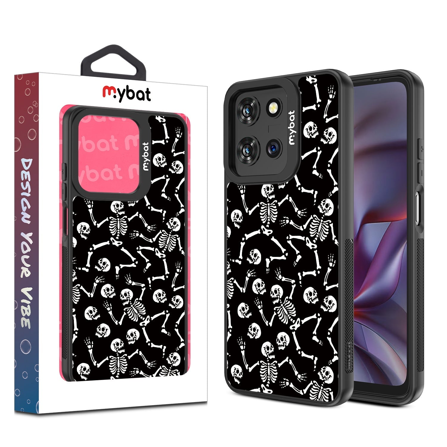 MyBat Design Lab Series Case for Motorola Moto G 5G (2025) / Moto G 5G (2026) / Moto G Play (2026) – Skeleton Crew
