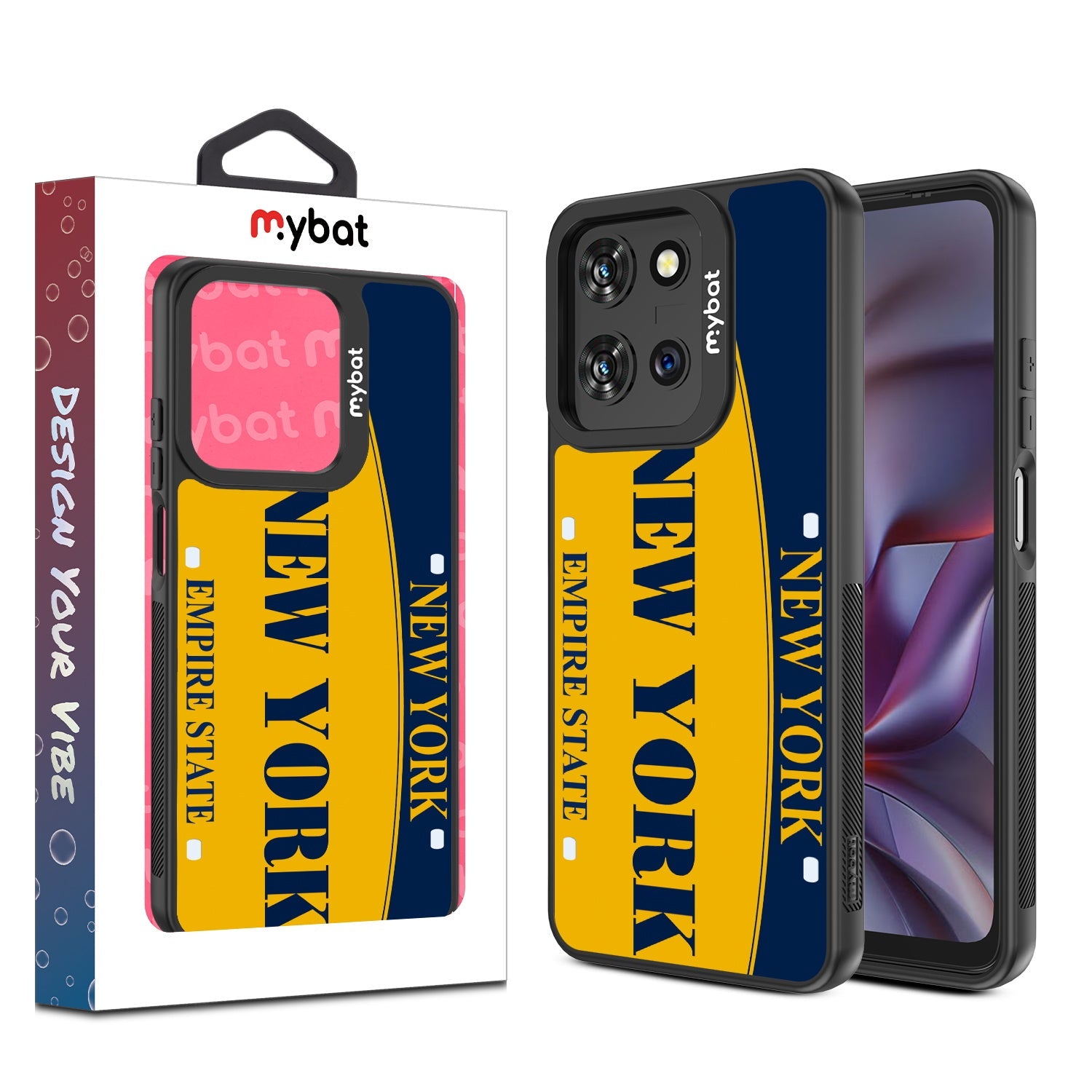MyBat Design Lab Series Case for Motorola Moto G 5G (2025) / Moto G 5G (2026) / Moto G Play (2026) – New York License Plate