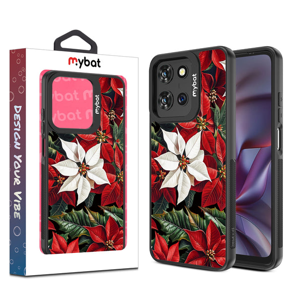 MyBat Design Lab Series Case for Motorola Moto G 5G (2025) / Moto G 5G (2026) / Moto G Play (2026) – Christmas Poinsettias - MMG5G25CSLESMP301-1.jpg
