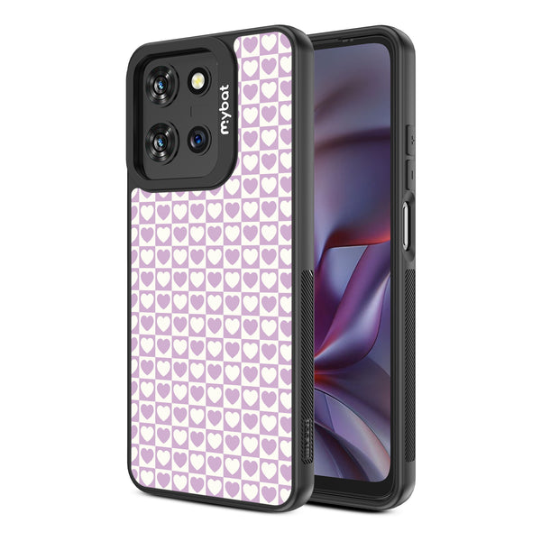MyBat Design Lab Series Case for Motorola Moto G 5G (2025) / Moto G 5G (2026) / Moto G Play (2026) – Heart Grid - MMG5G25CSLESMP339-2.jpg