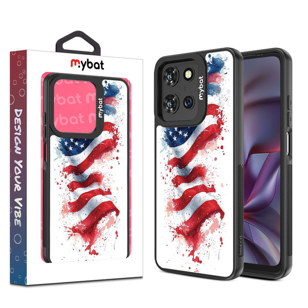 MyBat Design Lab Series Case for Motorola Moto G 5G (2025) / Moto G 5G (2026) / Moto G Play (2026) - Patriotic Flag Painiting - MMG5G25CSLESMP346-1.jpg