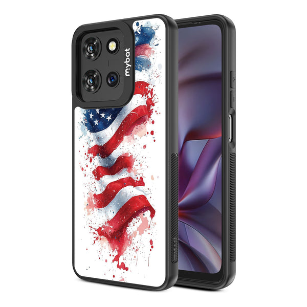 MyBat Design Lab Series Case for Motorola Moto G 5G (2025) / Moto G 5G (2026) / Moto G Play (2026) - Patriotic Flag Painiting - MMG5G25CSLESMP346-2.jpg