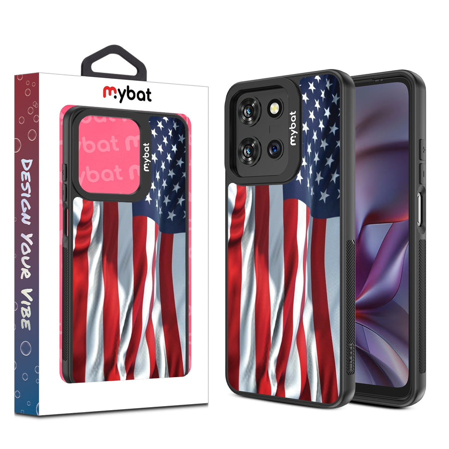 MyBat Design Lab Series Case for Motorola Moto G 5G (2025) / Moto G 5G (2026) / Moto G Play (2026) - Waving USA FLag