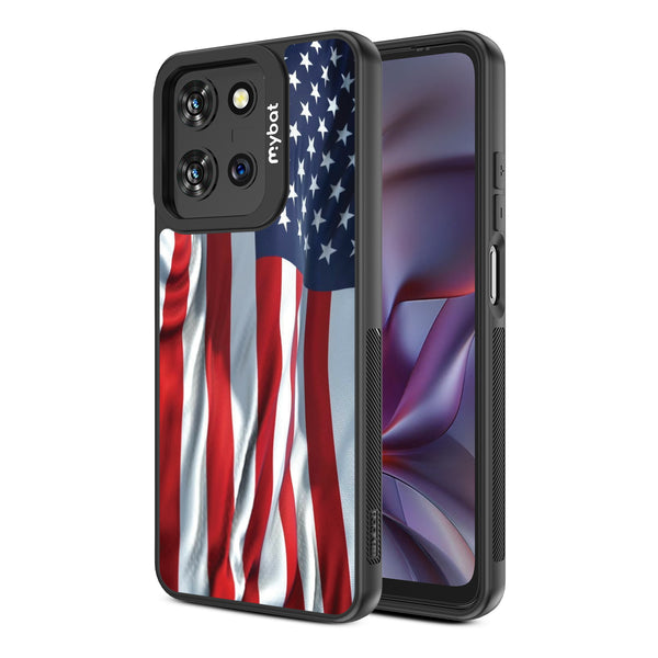 MyBat Design Lab Series Case for Motorola Moto G 5G (2025) / Moto G 5G (2026) / Moto G Play (2026) - Waving USA FLag - MMG5G25CSLESMP367-2.jpg