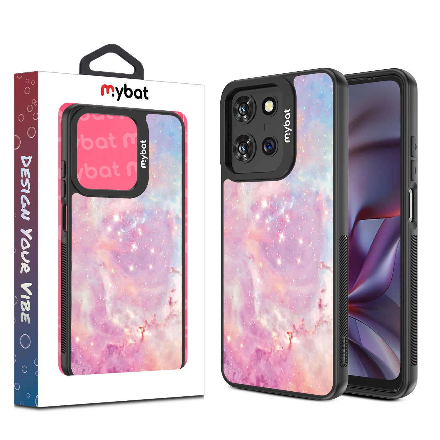 MyBat Design Lab Series Case for Motorola Moto G 5G (2025) / Moto G 5G (2026) / Moto G Play (2026) - Pink Galaxies