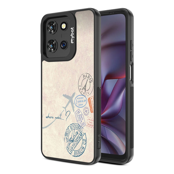 MyBat Design Lab Series Case for Motorola Moto G 5G (2025) / Moto G 5G (2026) / Moto G Play (2026) - Passport Stamps - MMG5G25CSLESMP371-2.jpg