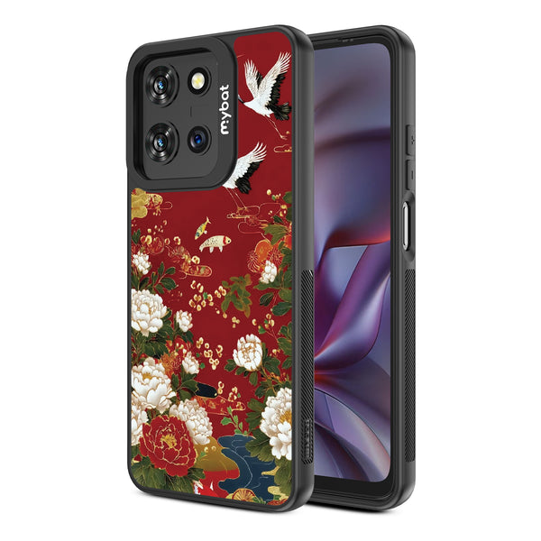 MyBat Design Lab Series Case for Motorola Moto G 5G (2025) / Moto G 5G (2026) / Moto G Play (2026) - Crane and Koi Fish - MMG5G25CSLESMP391-2.jpg
