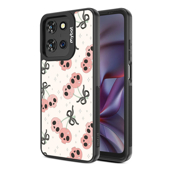 MyBat Design Lab Series Case for Motorola Moto G 5G (2025) / Moto G 5G (2026) / Moto G Play (2026) – Cherry Skulls - MMG5G25CSLESMP408-2.jpg
