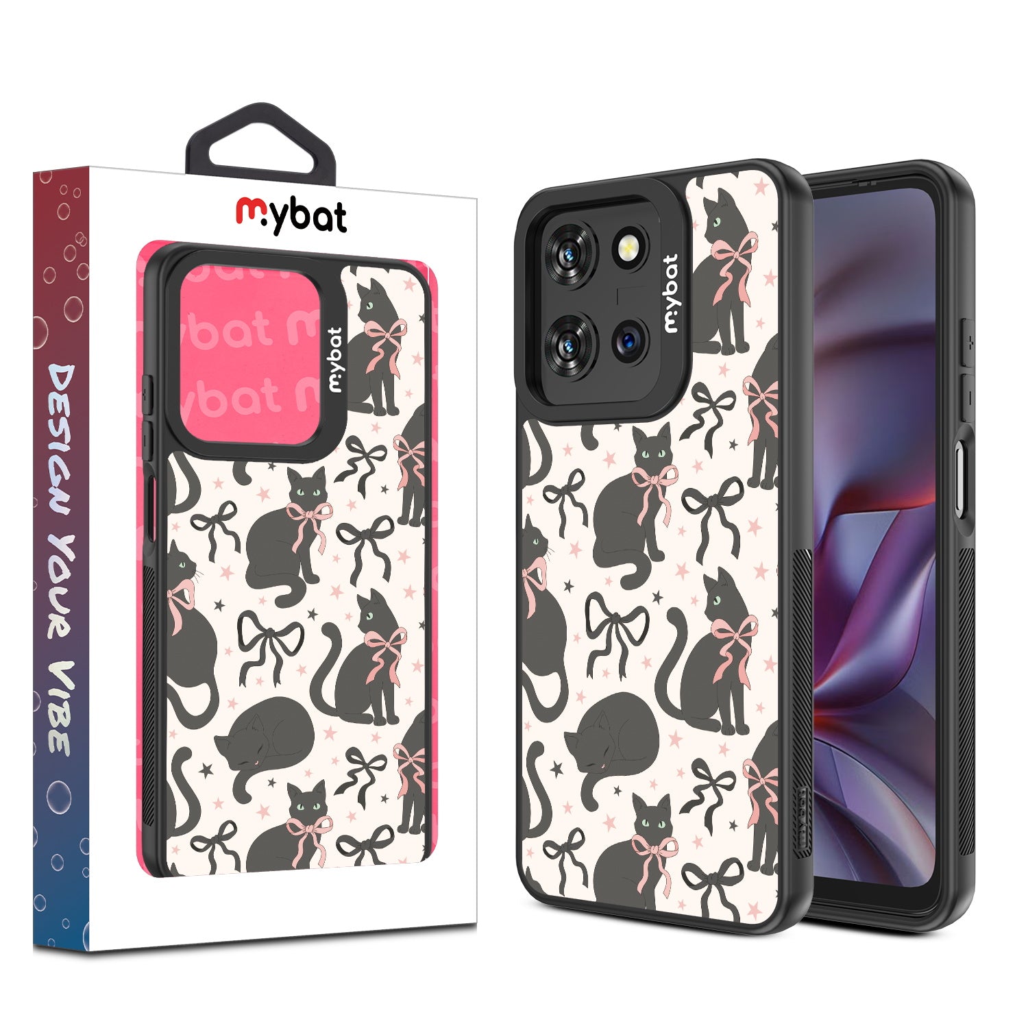 MyBat Design Lab Series Case for Motorola Moto G 5G (2025) / Moto G 5G (2026) / Moto G Play (2026) – Coquette Cat