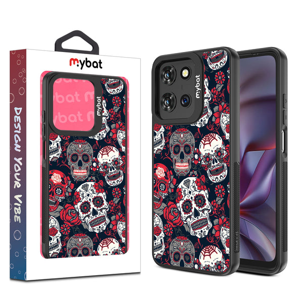 MyBat Design Lab Series Case for Motorola Moto G 5G (2025) / Moto G 5G (2026) / Moto G Play (2026) – Sugar Rose Skulls - MMG5G25CSLESMP418-1.jpg
