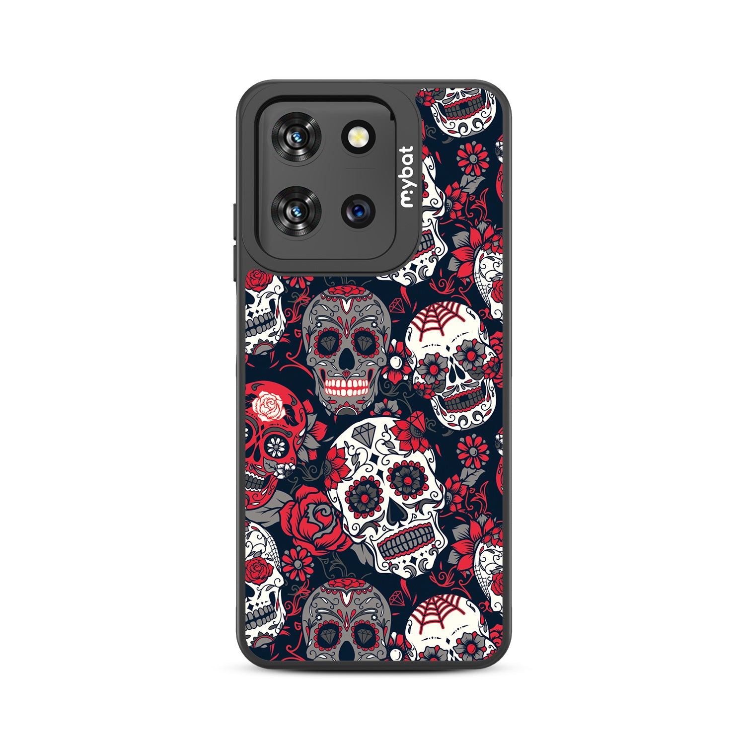 MyBat Design Lab Series Case for Motorola Moto G 5G (2025) / Moto G 5G (2026) / Moto G Play (2026) – Sugar Rose Skulls - MMG5G25CSLESMP418-3.jpg