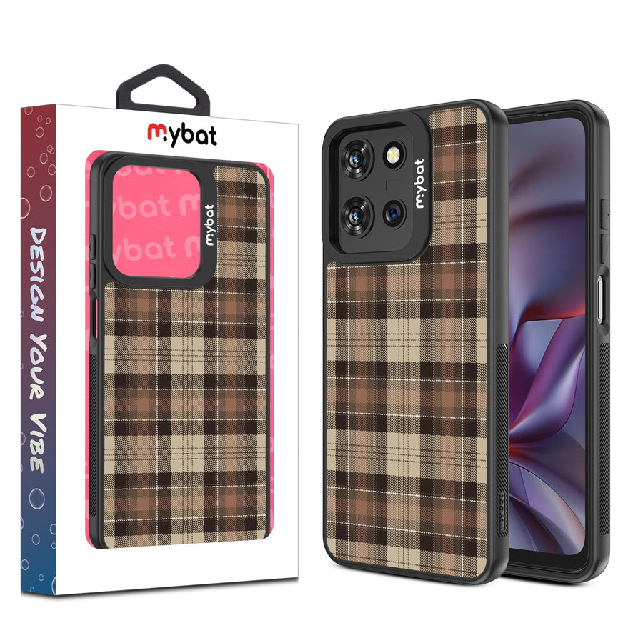 MyBat Design Lab Series Case for Motorola Moto G 5G (2025) / Moto G 5G (2026) / Moto G Play (2026) – Mocha Flannel