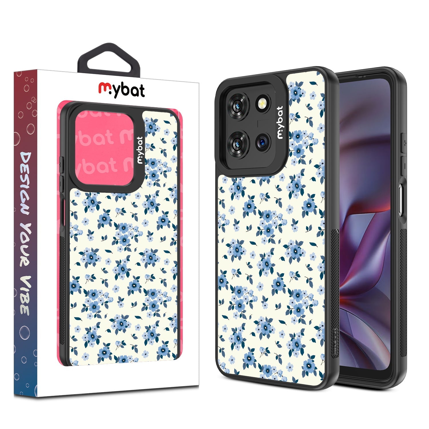 MyBat Design Lab Series Case for Motorola Moto G 5G (2025) / Moto G 5G (2026) / Moto G Play (2026) – Porcelain Petals