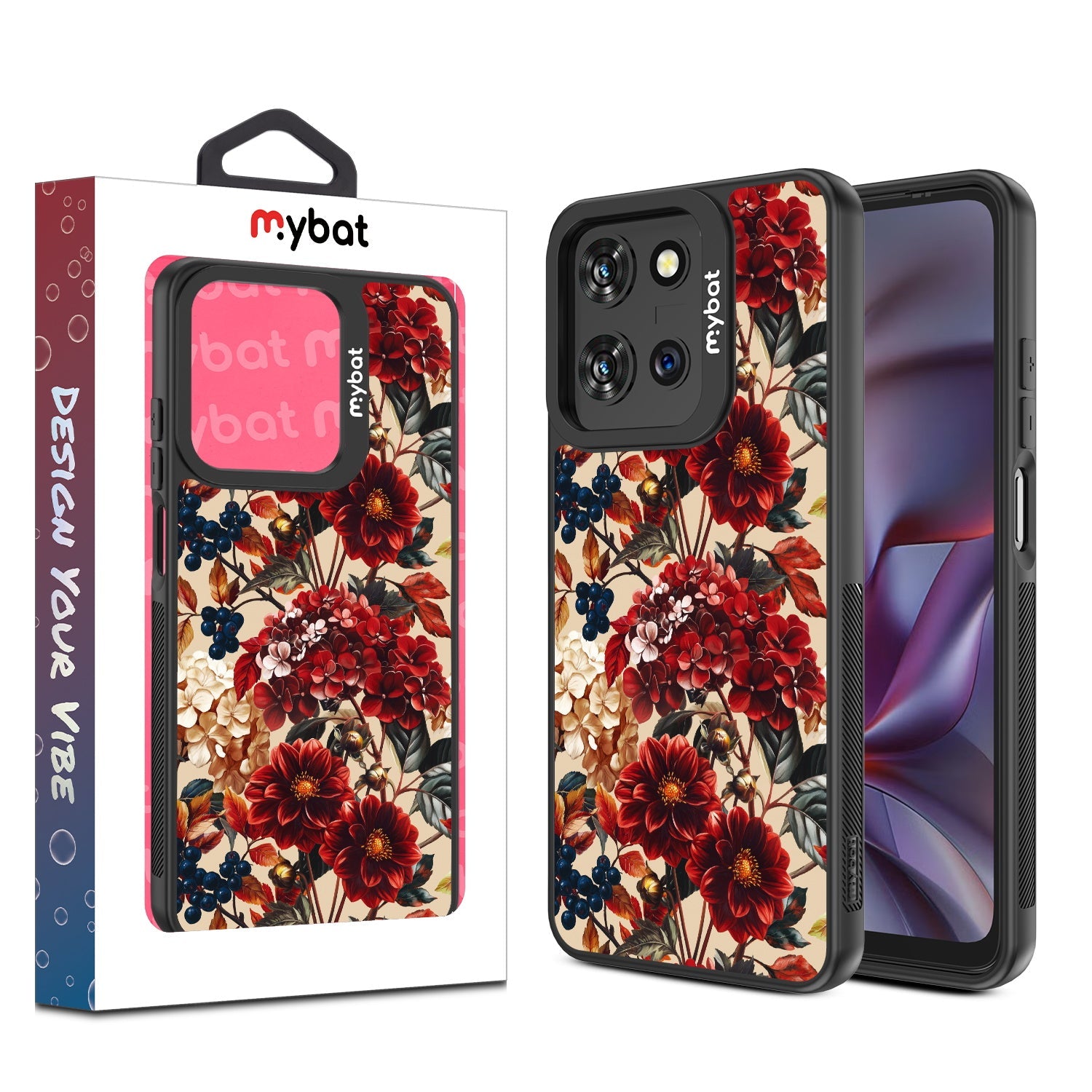 MyBat Design Lab Series Case for Motorola Moto G 5G (2025) / Moto G 5G (2026) / Moto G Play (2026) – Rust & Bloom