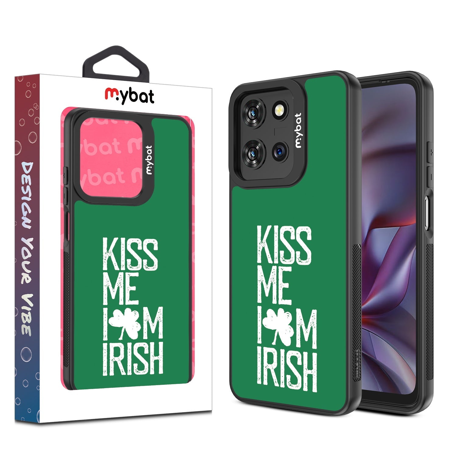 MyBat Design Lab Series Case for Motorola Moto G 5G 2026 / G 5G 2025 / G Play 2026 - Kiss Me I'm Irish