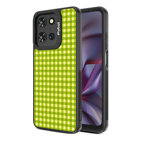 MyBat Design Lab Series Case for Motorola Moto G 5G 2026 / G 5G 2025 / G Play 2026 - Green Gingham - MMG5G25CSLESMP476-2.jpg