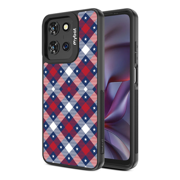 MyBat Design Lab Series Case for Motorola Moto G 5G (2026) / G 5G 2025 / G Play (2026) – Americana Plaid - MMG5G25CSLESMP523-1.JPG