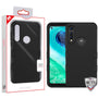MyBat TUFF Hybrid Protector Case [Military-Grade Certified] for Motorola Moto G Fast - Black