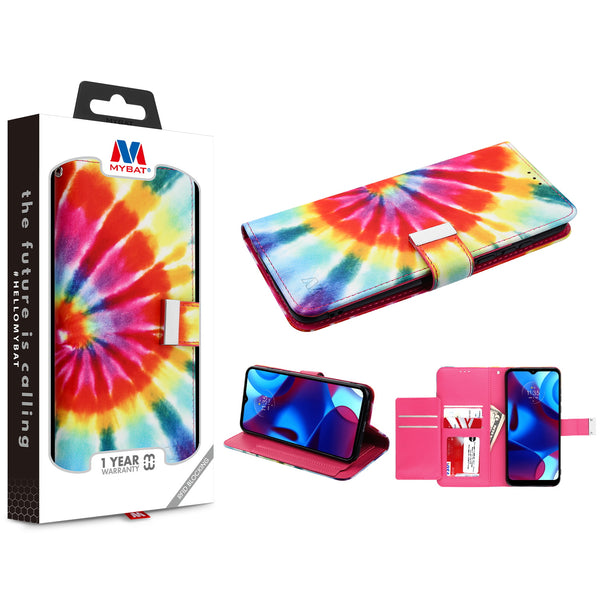MyBat MyJacket Wallet Xtra Series with RFID Blocking for Motorola Moto G Pure / Moto G Power (2022) - Tie Dye Swirl - MMGPPCMJG091-1.jpg